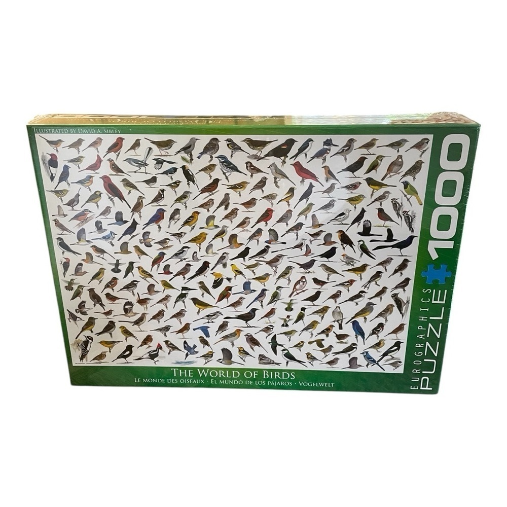 Eurographics 1000 Piece Puzzle, The World of Birds,, Sealed, Never Opene…